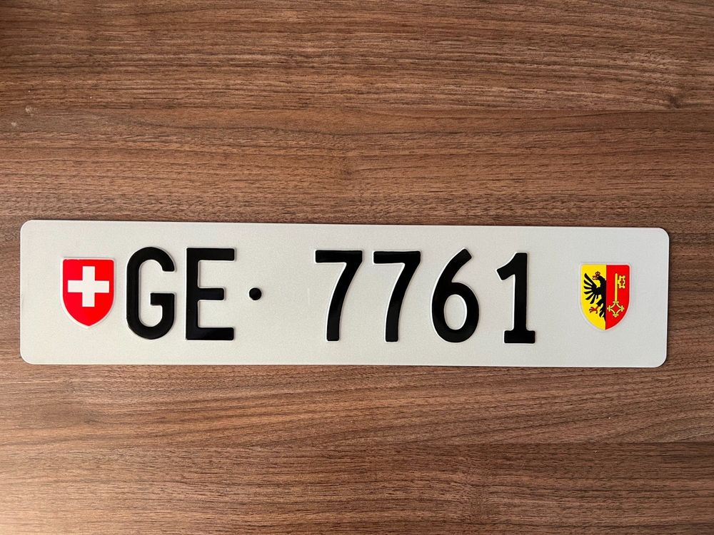 Plaques immatriculation GEnève Kaufen auf Ricardo