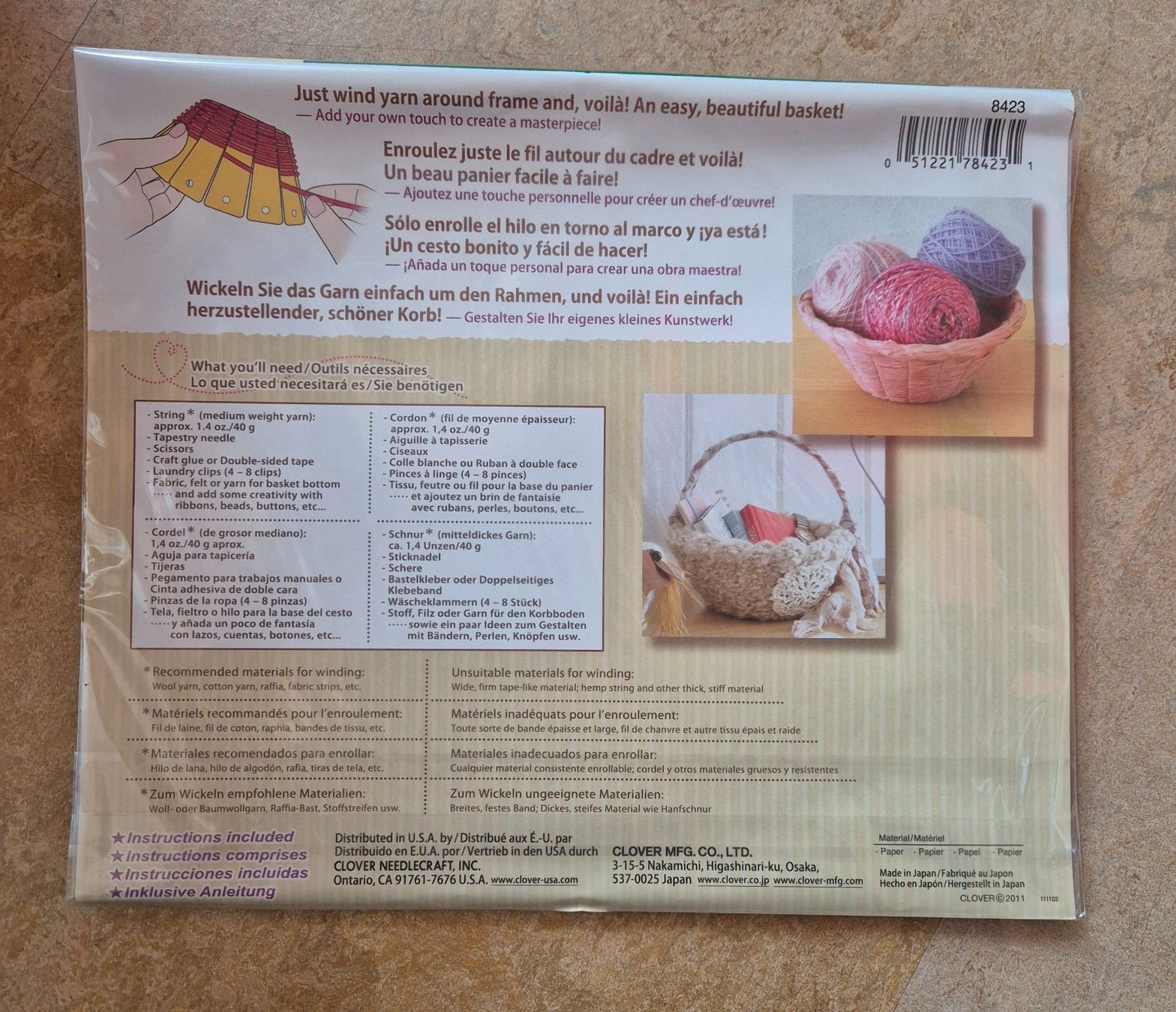 Bastelsets: Neues Bastelset Korbrahmen – Neu und originalverpackt aus Emmenbrücke von Levira8 1