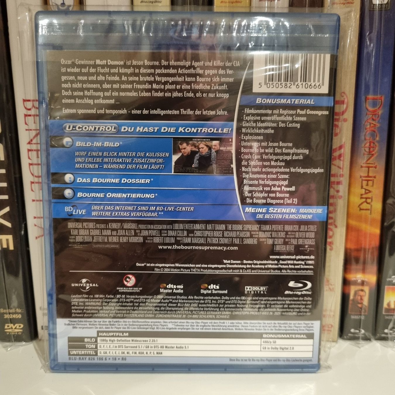Tutti i DVDs: Die Bourne Identität [Blu-ray] – Usato da Bremgarten AG venduto da Mediensammler24 1