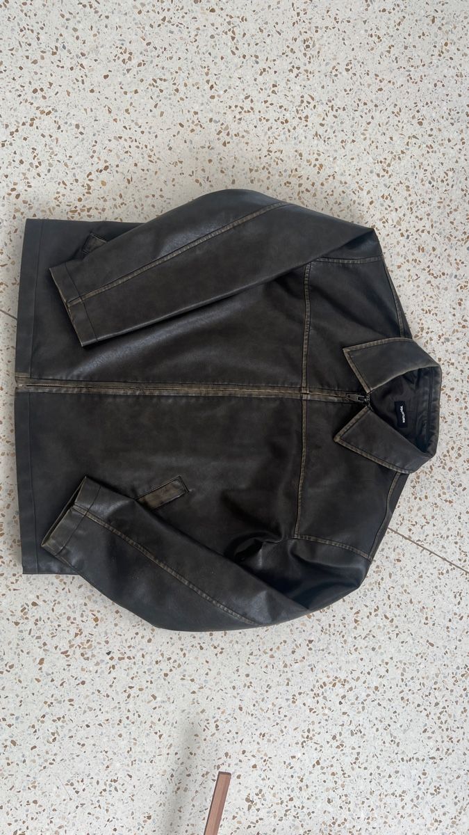 Giacche: Unisex Oversize Lederjacke Yourturn Gr. S – Usato da Tagelswangen venduto da Bomu 4