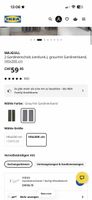 IKEA MAJGULL Gardinenschals grau 145x300 cm
