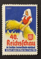 Deutsches Reich Vignette 40. Reichsschau 1934 (*)
