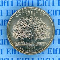 USD___0.25 1999D Connecticut 1788 unz 1/4 Dollar