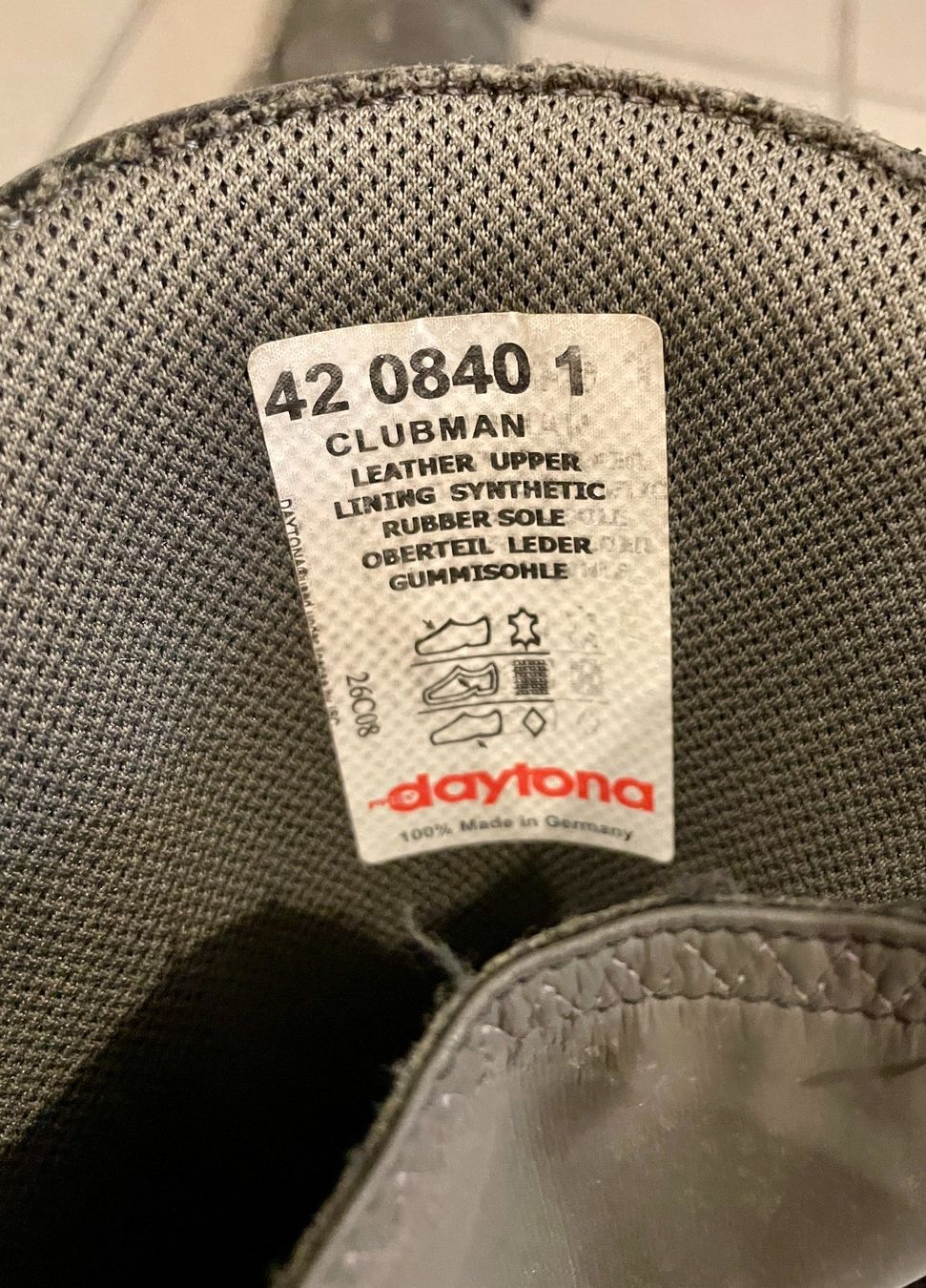 Herrenschuhe: Daytona Motorrad-Stiefel – Gebraucht aus Ebnat-Kappel von rf1264 1