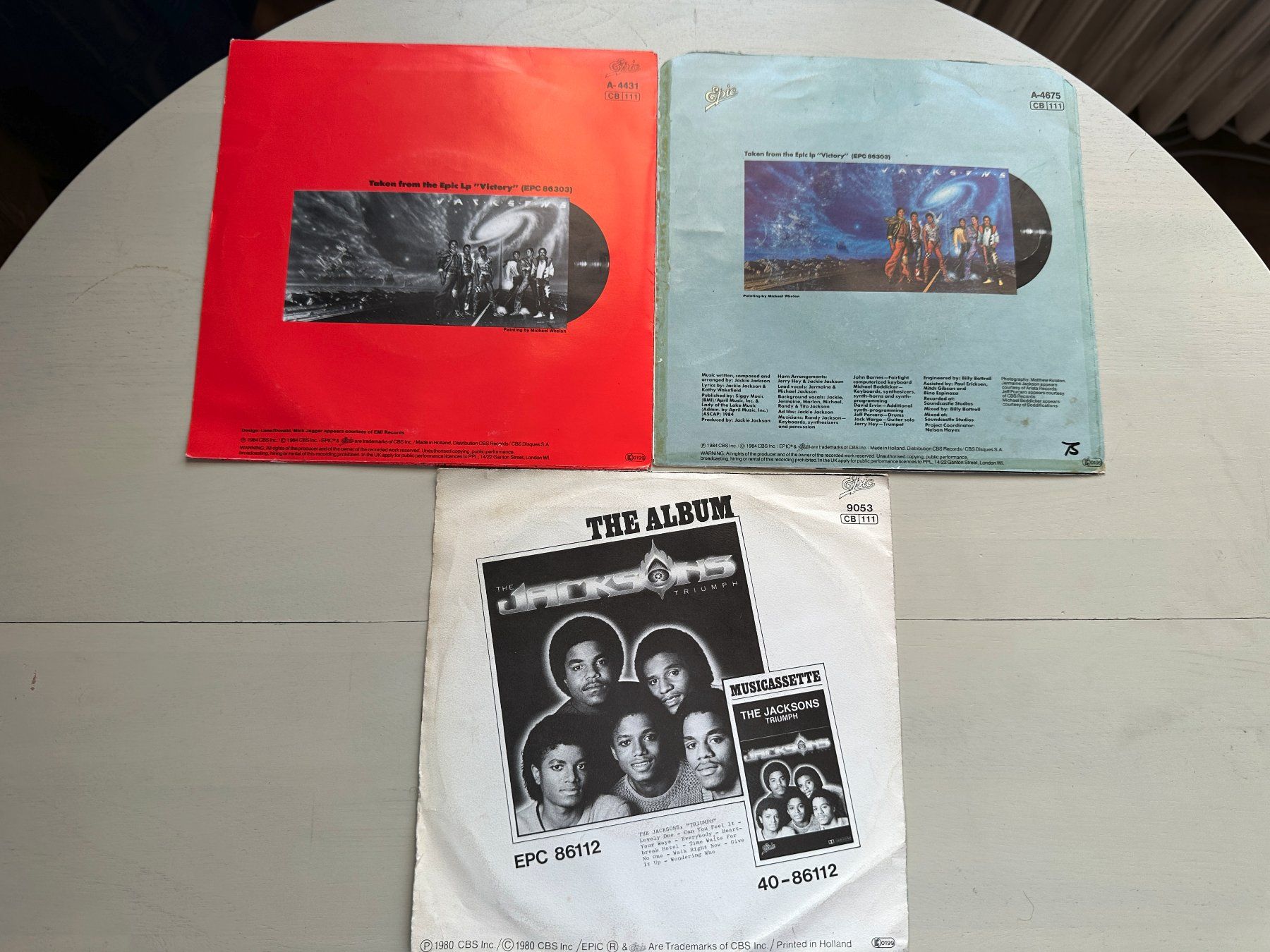 Dischi in vinile: JACKSONS MICHAEL JACKSON tolle rare Single Kult MICK JAGGER – Usato da Basel venduto da Partridge 1