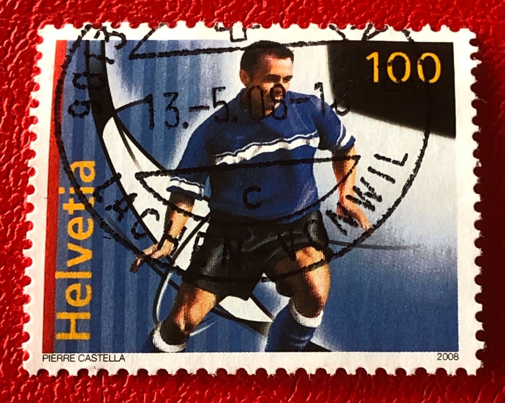 Tutti i francobolli: Nr.1265 Aktivfussball 2008  mit Stempel    – Usato da Aarau venduto da Billa007