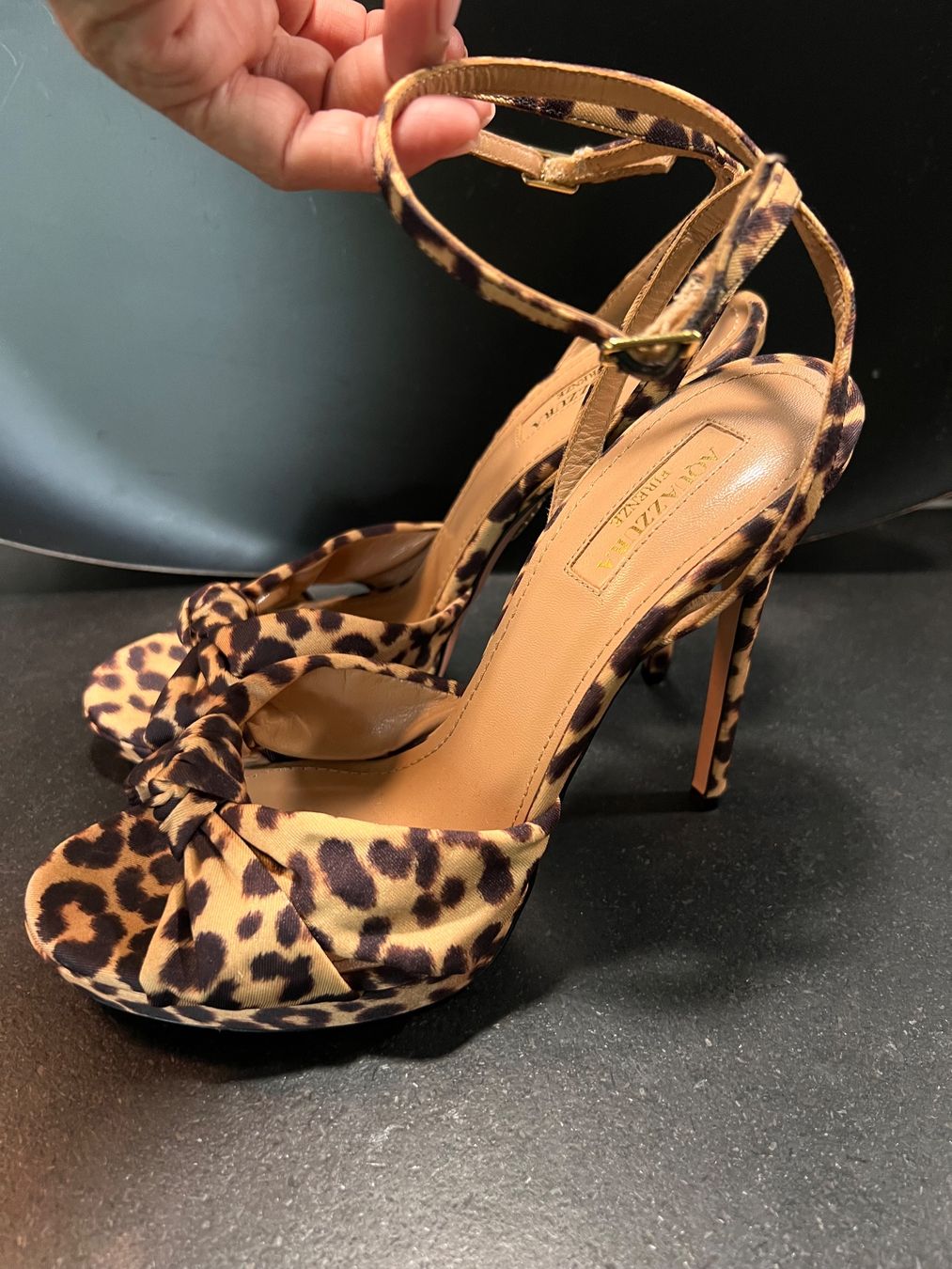 Aquazzura Scarpe da donna: AQUAZZURA LEOPARD PRINT SANDALS – Nuovo (secondo la descrizione) da Lausanne venduto da NYC67 3