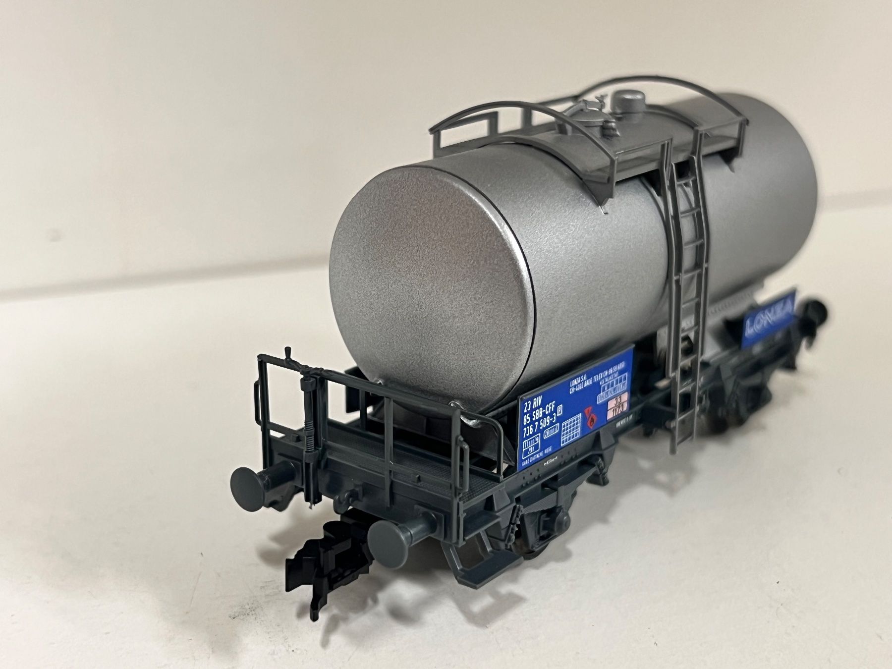 Fleischmann Modellini di ferrovie: Kesselwagen LONZA SBB Fleischmann H0 – Nuovo e nell'imballaggio originale da Geroldswil venduto da TopTrain54 4