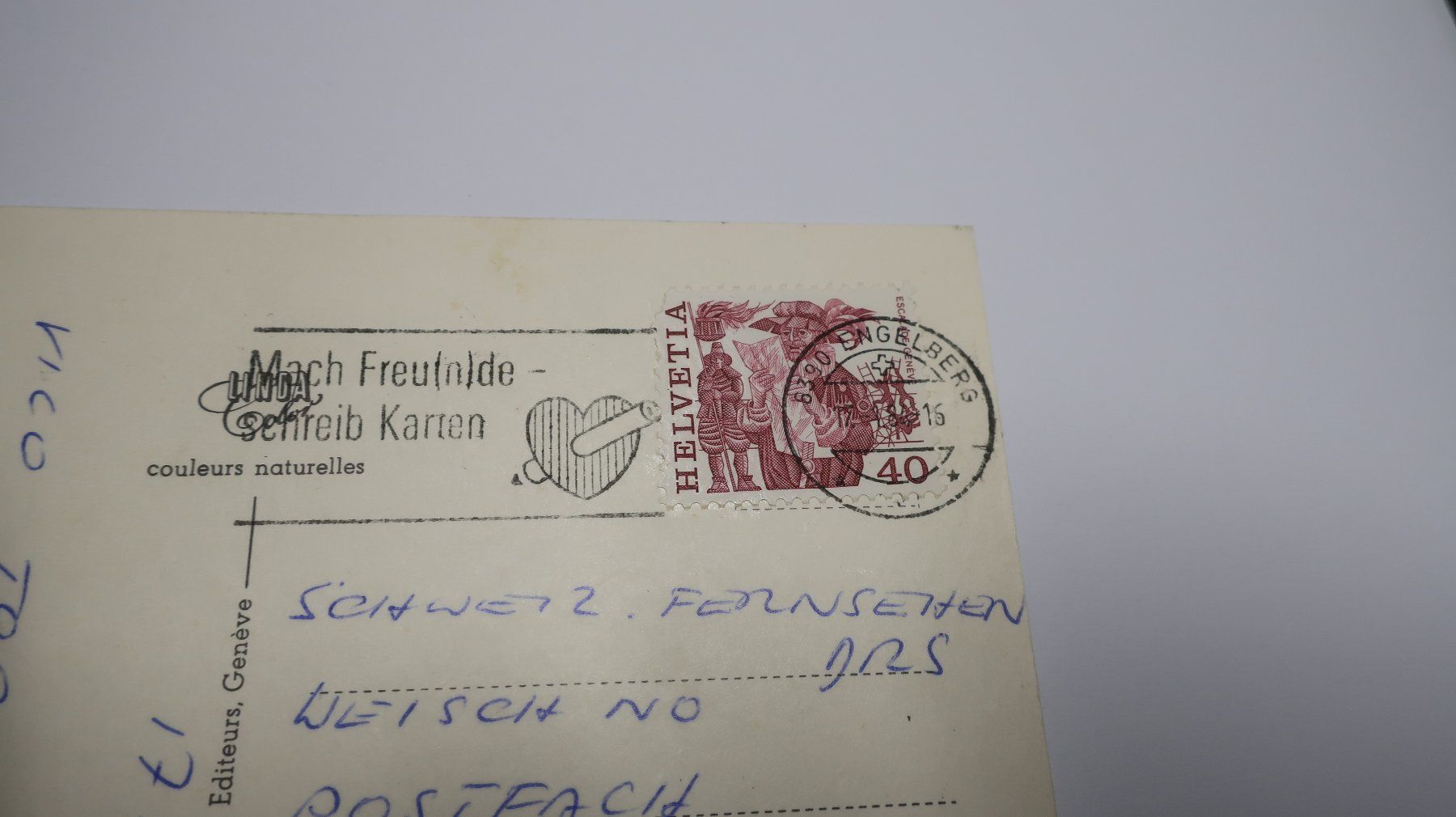 Ansichtskarten: Cully VD  1984 – Gebraucht aus Cormoret von Pascalll2001 3