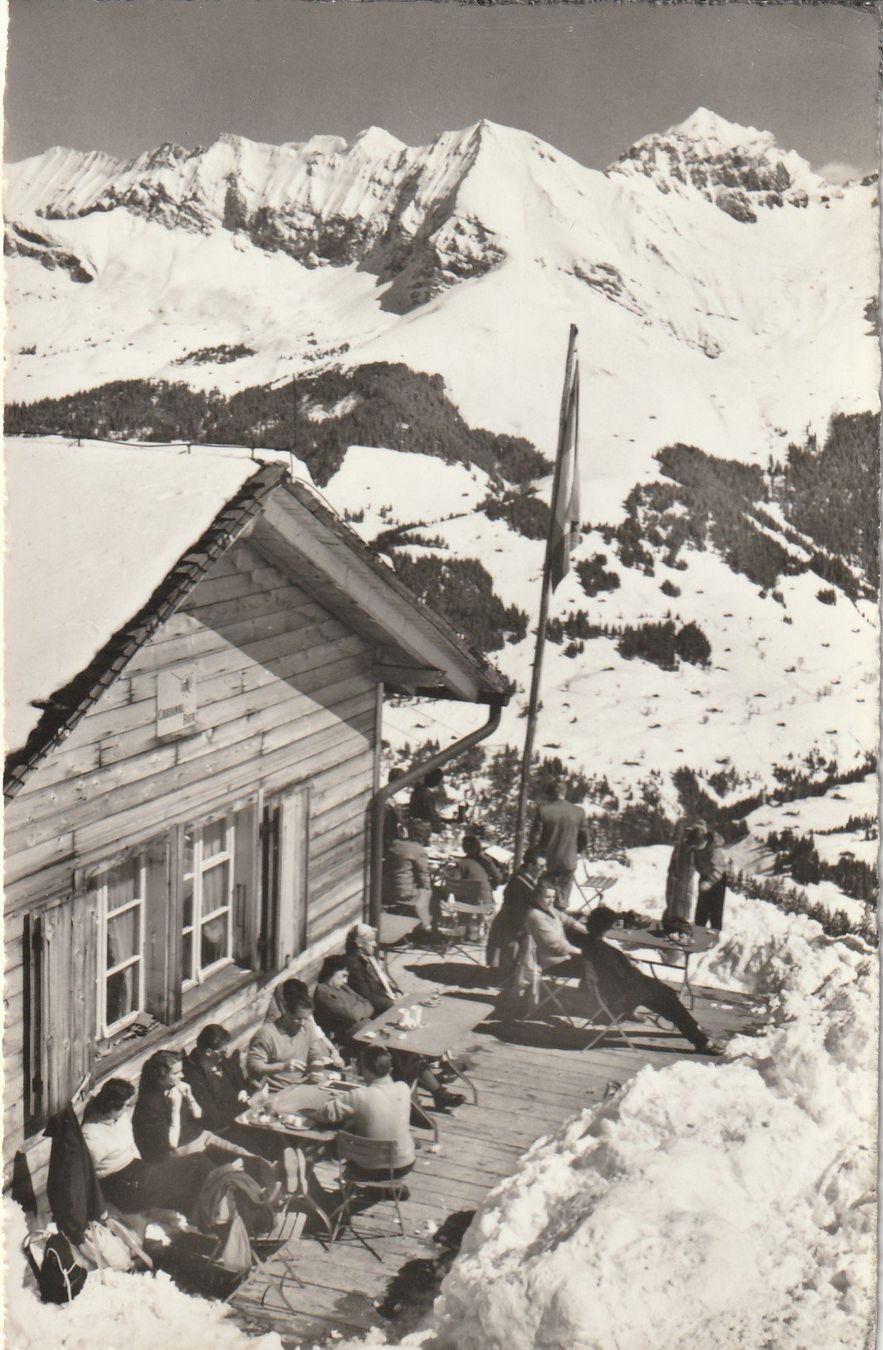 Cartoline postali: Adelboden Tschentenalp im Winter – Usato da Rorschacherberg venduto da fratovi2