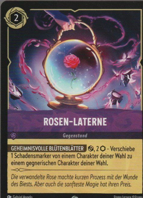 TCG Disney LORCANA URSULAS RÜCKKEHR 65 Rosen-Laterne (Neu (gemäss ...