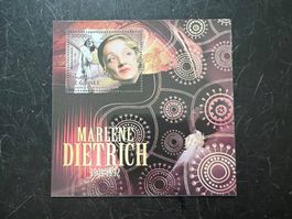 Marlene Dietrich Guinee Block 2012 **  (A1279)