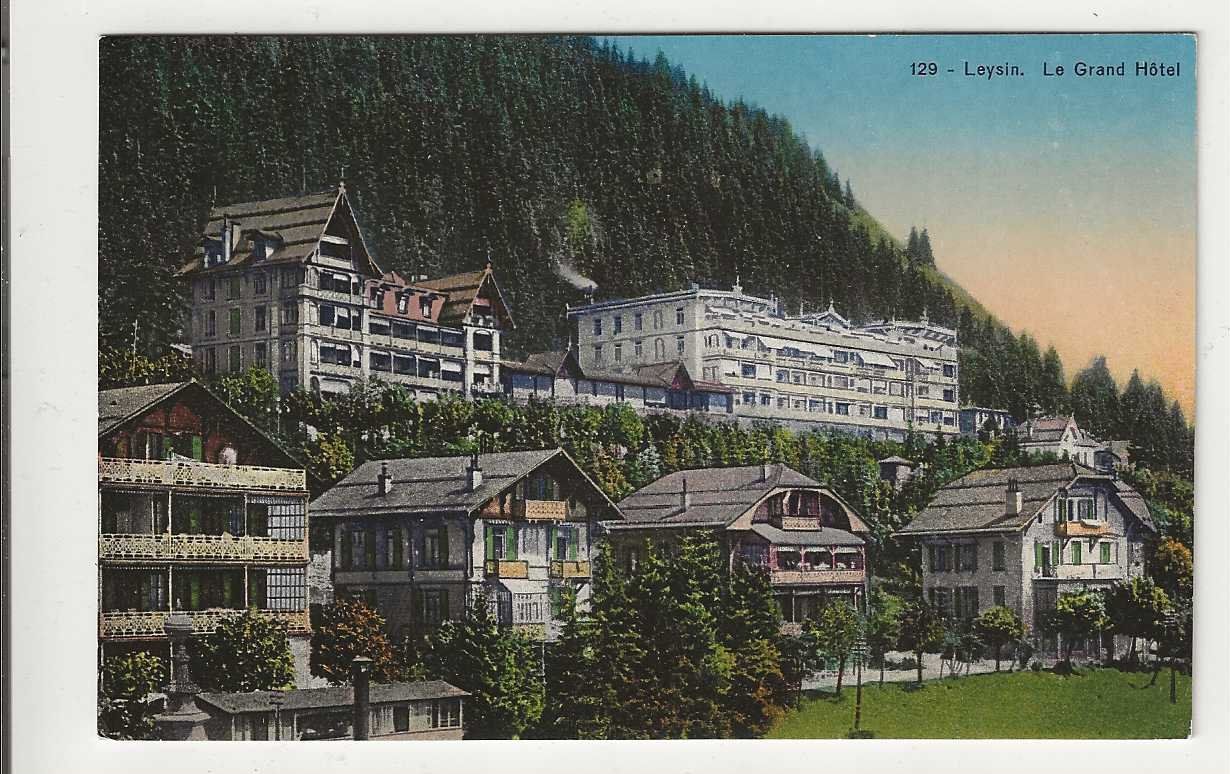 Cartoline postali: Leysin, ca 1915 – Usato da Spiez venduto da Niesen20