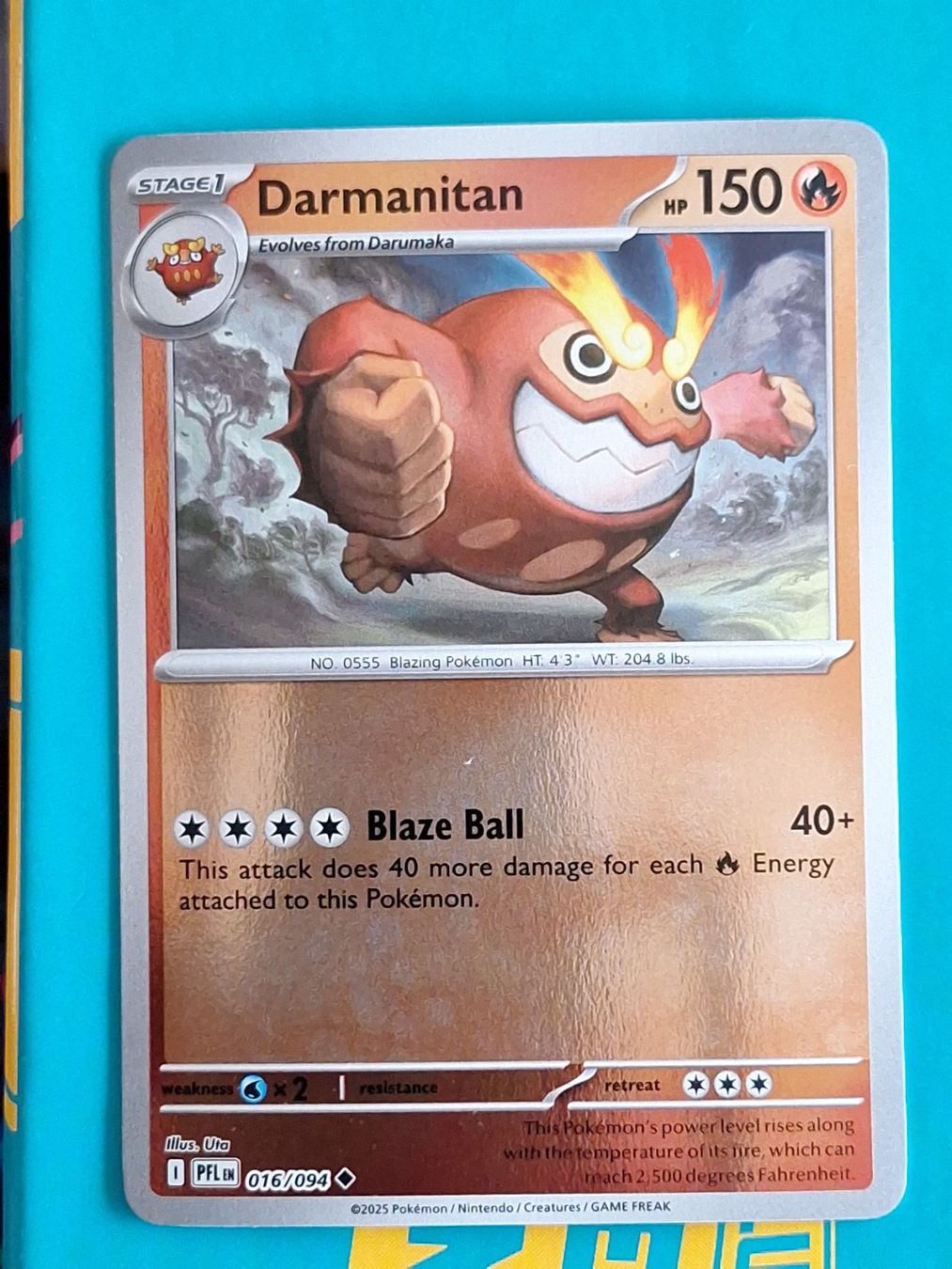 Pokémon Carte collezionabili: Darmanitan - Reverse Holo - Pokemon Phantasmal Flames – Usato da Altstätten SG venduto da GGsGameshop