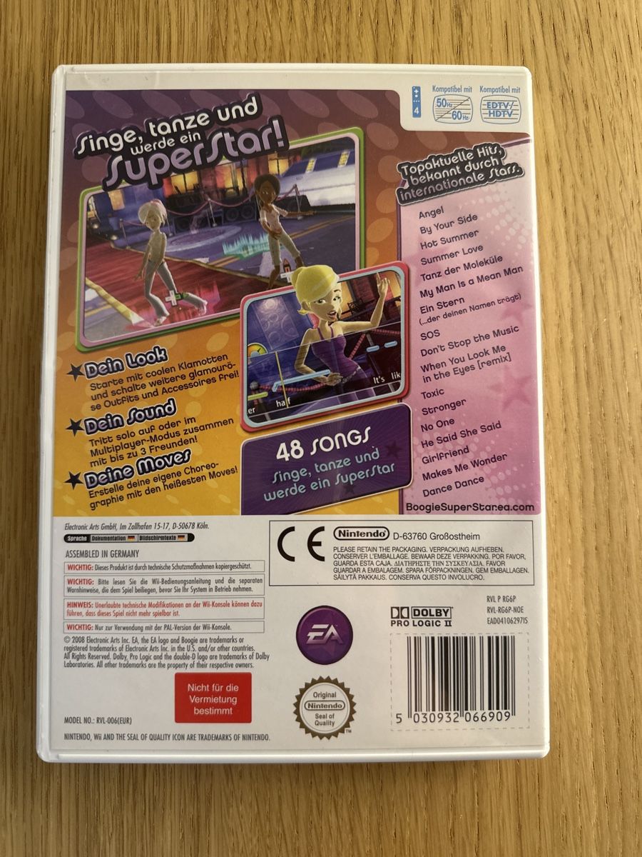 Nintendo Giochi: Boogie SuperStar Wii Spiel – Usato da Münchenstein venduto da mjaaxx 2