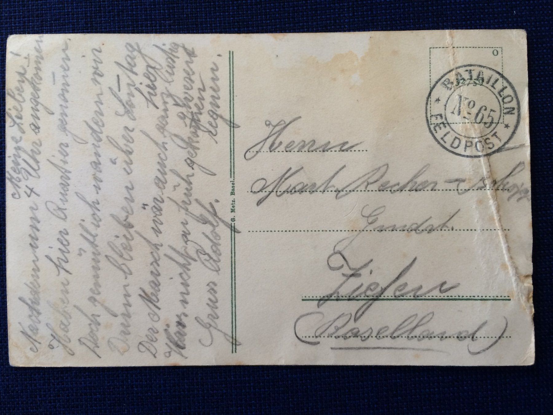 Cartes postales: AK Rheinfelden Feldschlösschen / Aargau Häuser Bier – Défectueux à Küssnacht am Rigi par cartolina-1 4