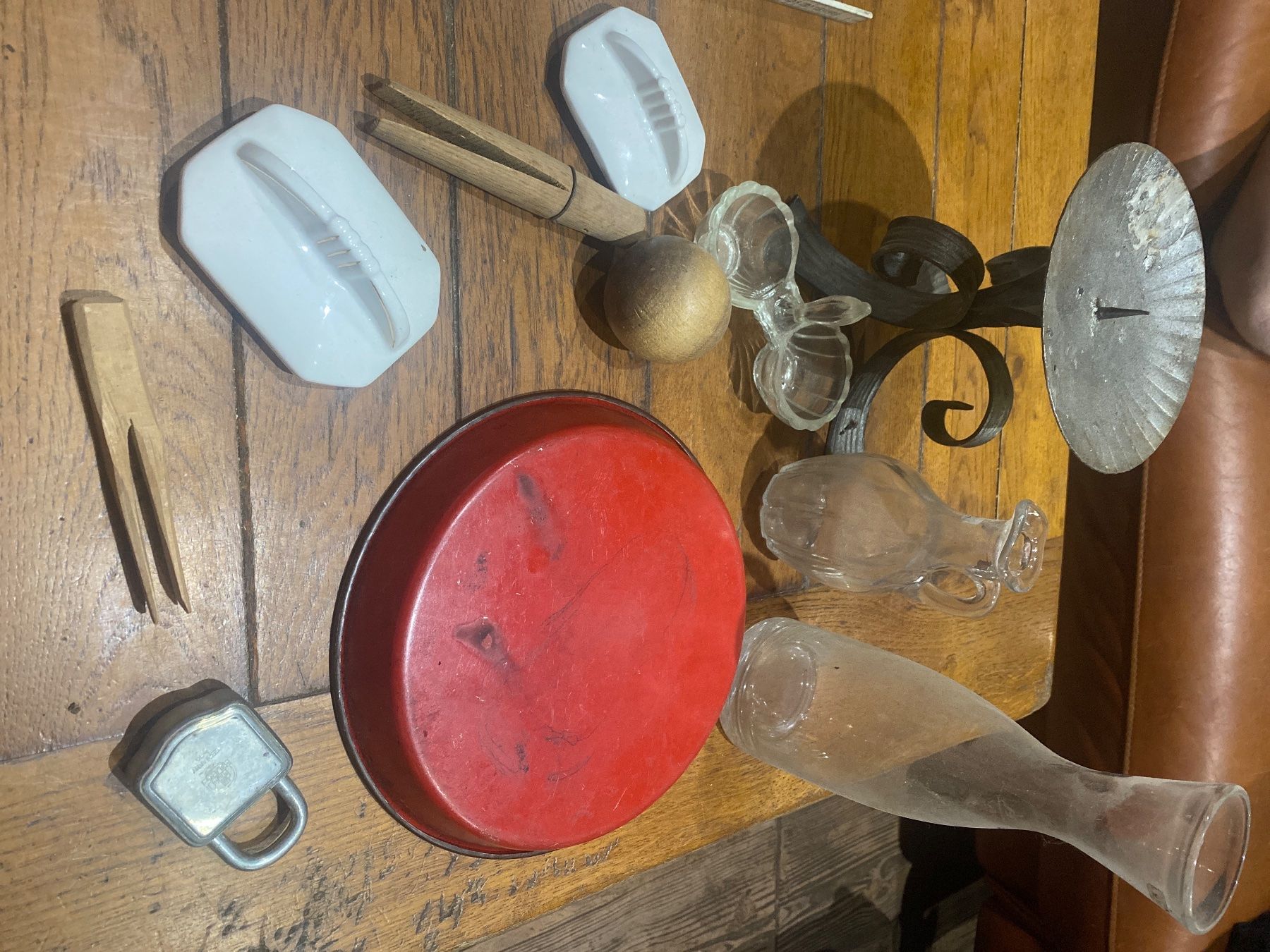 Kerzenständer: Lot divers anciens flohmarkt – Gebraucht aus Lajoux JU von Briard0