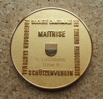 SCHÜTZENMEDAILLE FREIBURGER KANTONAL SCHÜTZENVEREIN