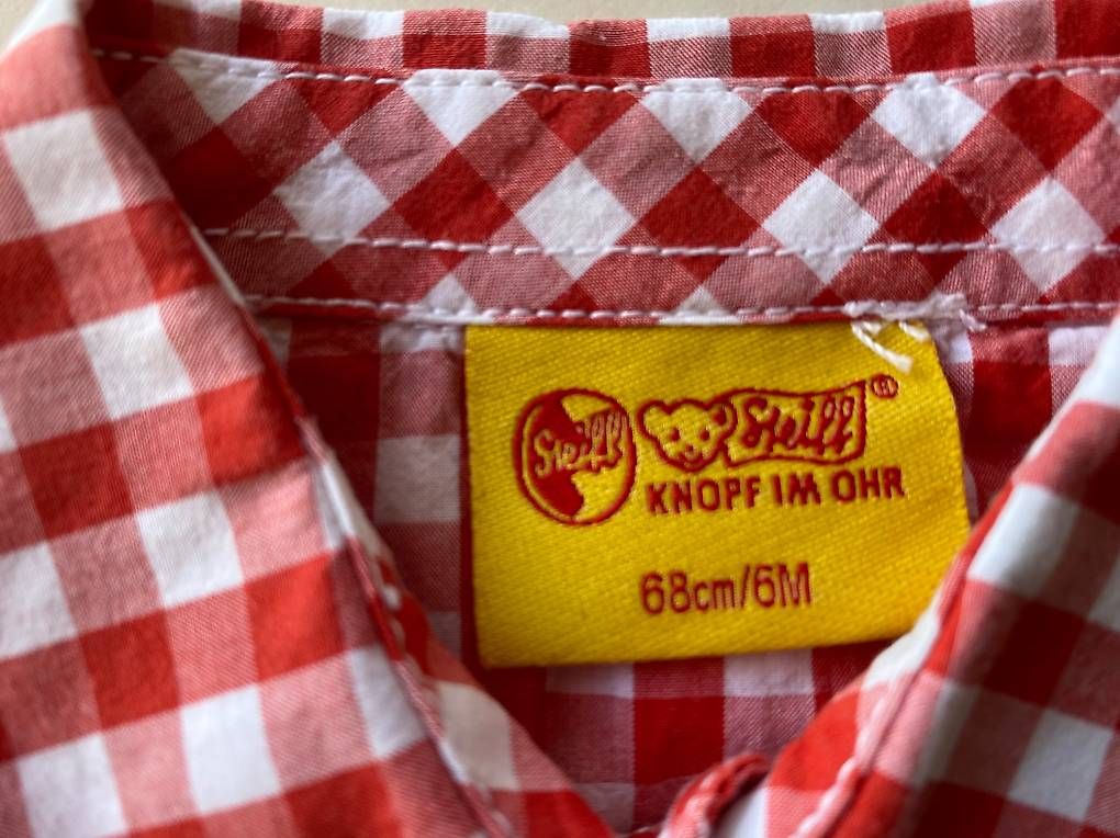 Steiff Camicie, Top & T-shirt: Steiff Hemd Grösse 68, und Sonnenhut – Usato da Wagen venduto da 20Ricola18 2