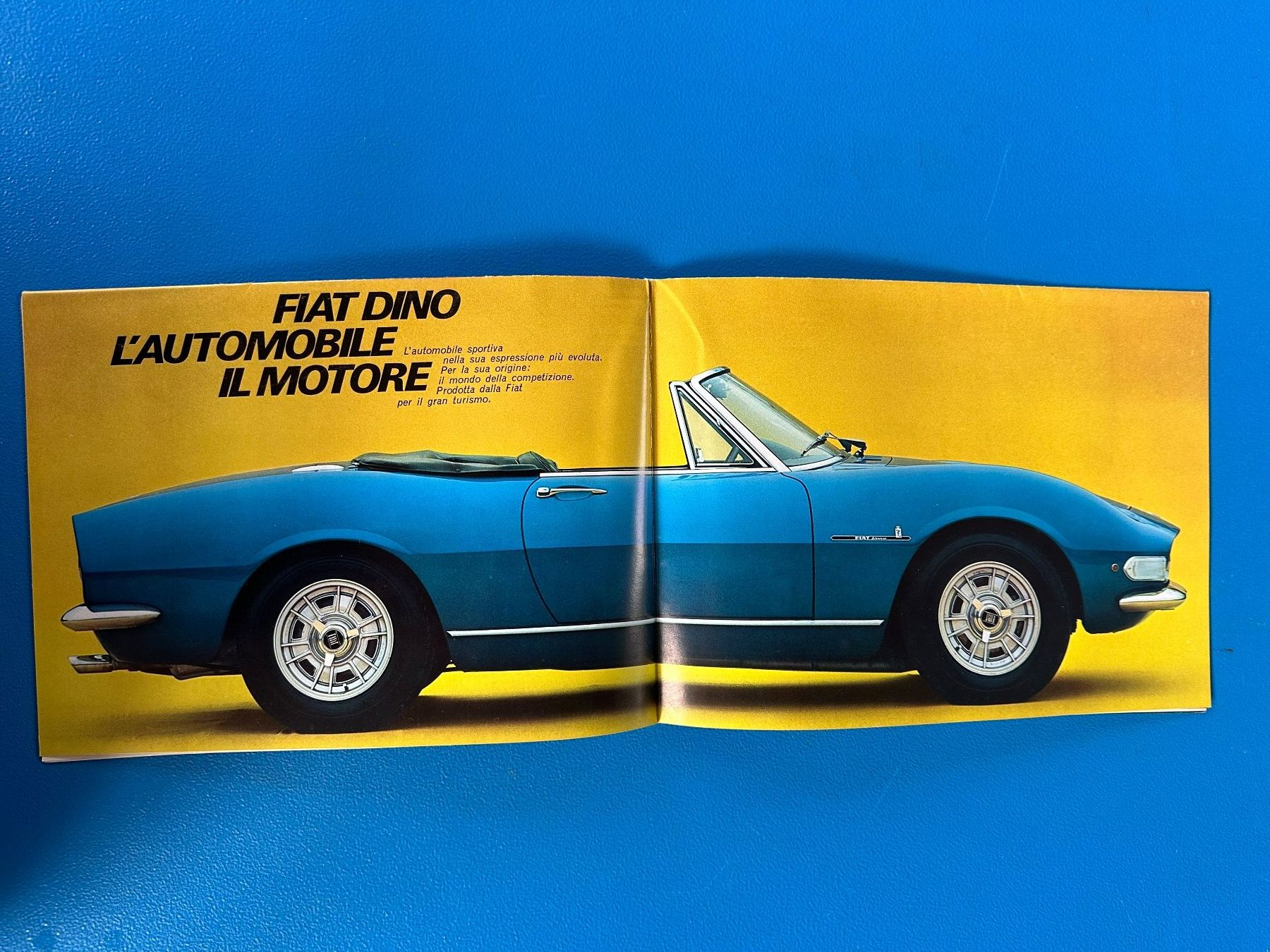 Fiat Documenti: Fiat Dino Spider , Orginal Prospekt – Usato da Boswil venduto da pavo1 2