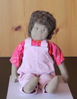 hübsche Puppe handgefertigt mit Bluse und Hose