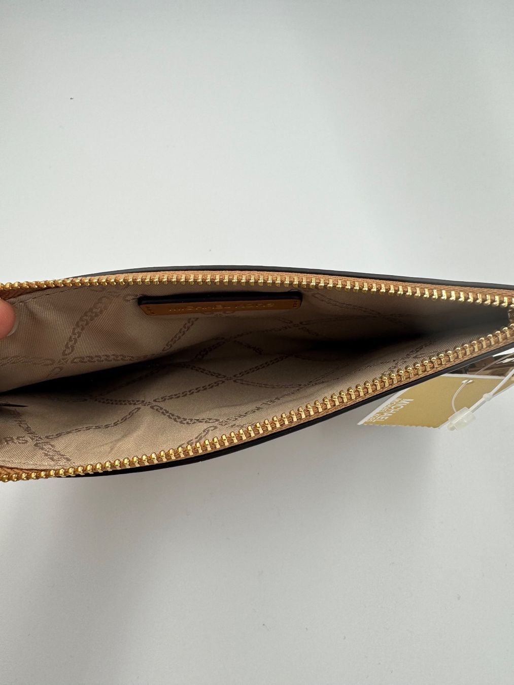 Michael Kors Portamonete: Michael Kors Card Case pale peanut – Nuovo e nell'imballaggio originale da Wiedlisbach venduto da Sistershop 3
