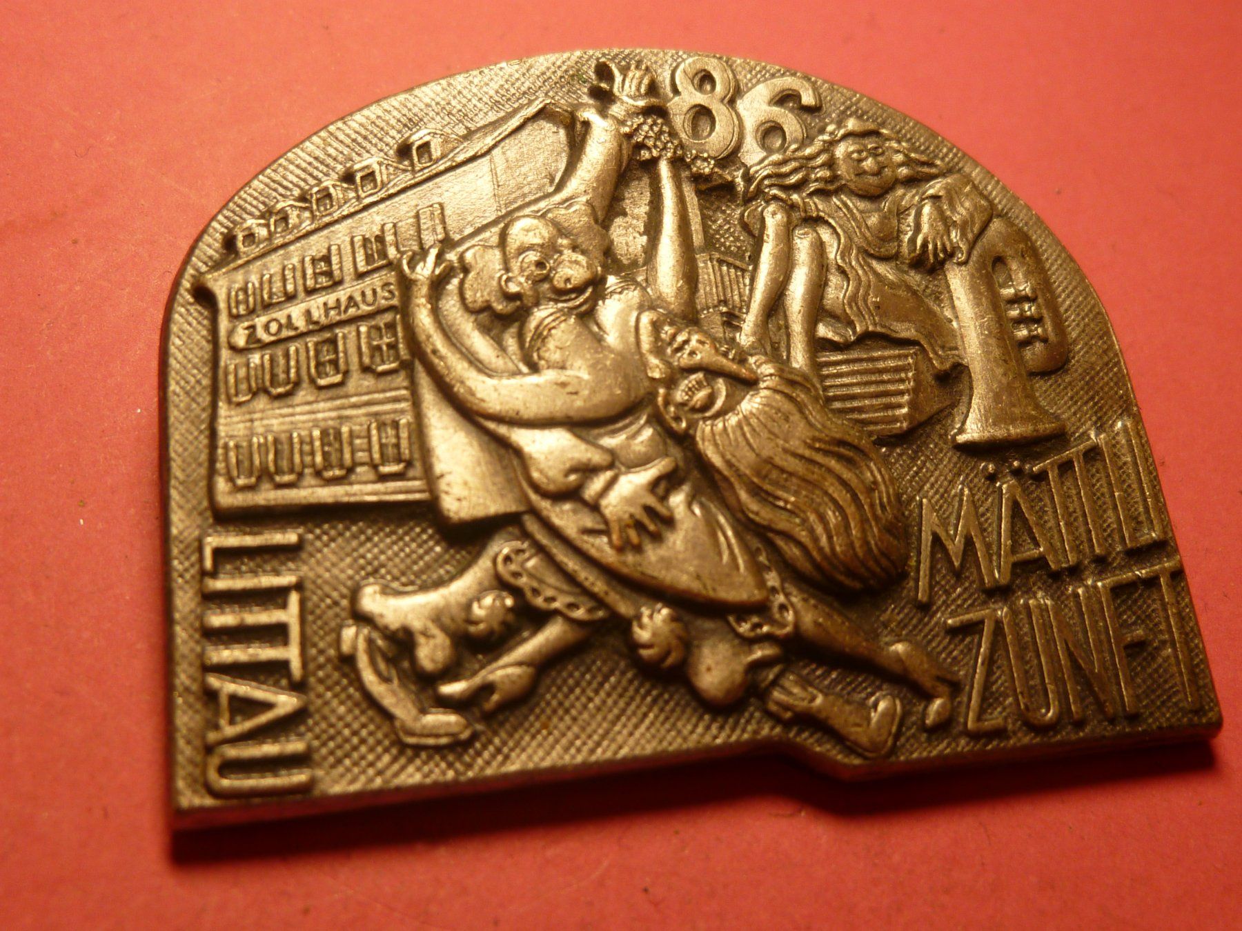 Plaketten & Abzeichen: LITTAU 1986 SILBER – Gebraucht aus Ried (Muotathal) von Mandarin02