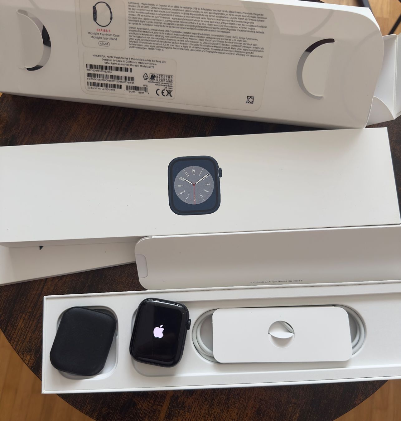 Apple Smartwatch: Apple Watch Serie8 45mm – Gebraucht aus Nänikon von Mastinao