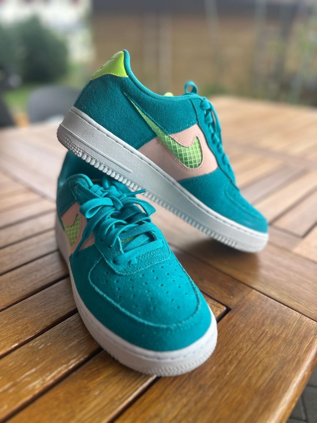 Scarpe da uomo: Baskets Nike Air Force 1 turquoise taille 40.5 – Usato da Praz (Vully) venduto da Redfield45