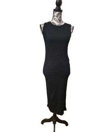 Schwarzes Sommerkleid Stradivarius Gr. M elegant