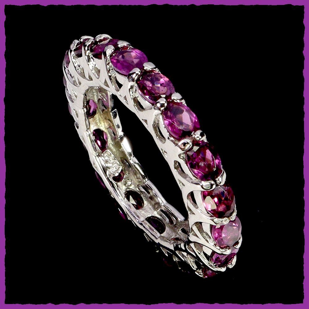 Anelli: Rhodolith Garnet Ringe 925 Silber – Nuovo e nell'imballaggio originale da Oberglatt ZH venduto da Goldfee1 1