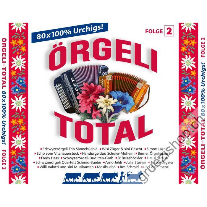 CDs: Örgeli Total - Folge 2  4 CD's – Neu (gemäss Beschreibung) aus Rickenbach LU von cornel66