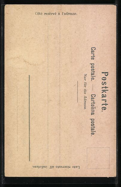 Ansichtskarten: Litho Neuchatel, Vue generale et Chateau – Gebraucht aus Berlin von bartko-reher 1
