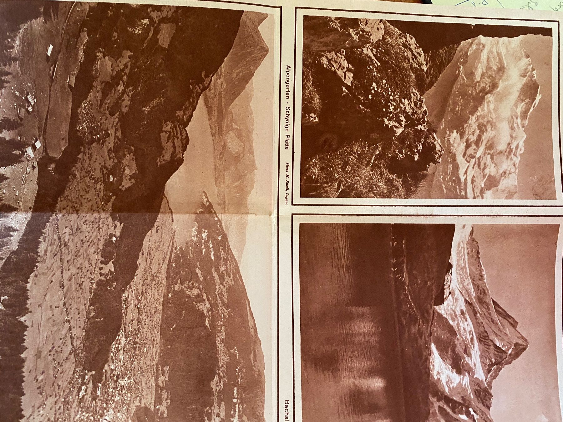 Dokumente: Ancienne publicité chemin de fer Schynige Platte – Gebraucht aus Plan-les-Ouates von Asolo22 2