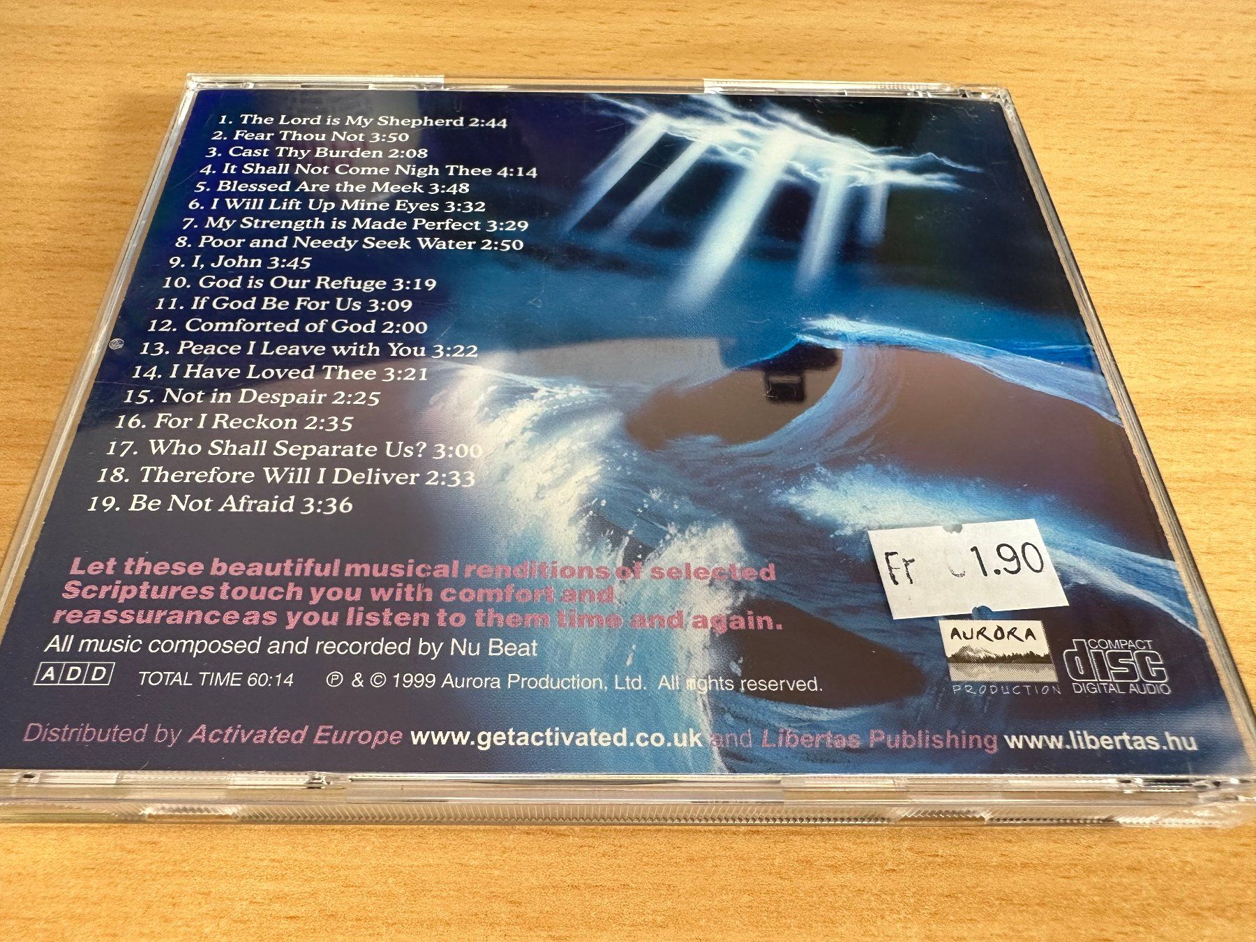 CD: Nu Beat – Fear Not – Usato da Rikon im Tösstal venduto da Alpenmutz 1