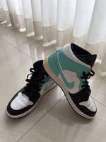 Jordan 1 Mid Damen Sneaker mint/weiss/schwarz Gr. 41