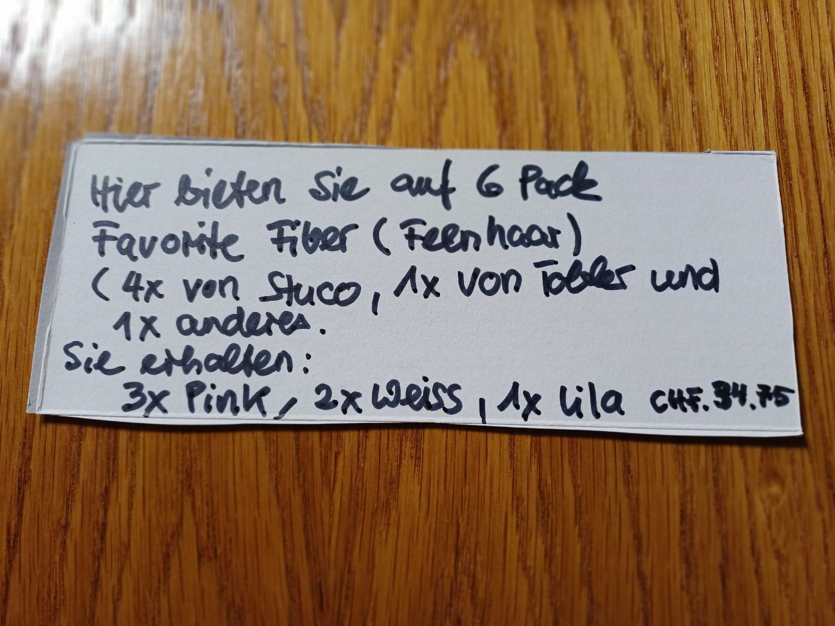 Kit bricolage: 6 Pack Feenhaar (Nr.2) Bastelmaterial – Nuovo (secondo la descrizione) da Gächliwil venduto da lesidees 5