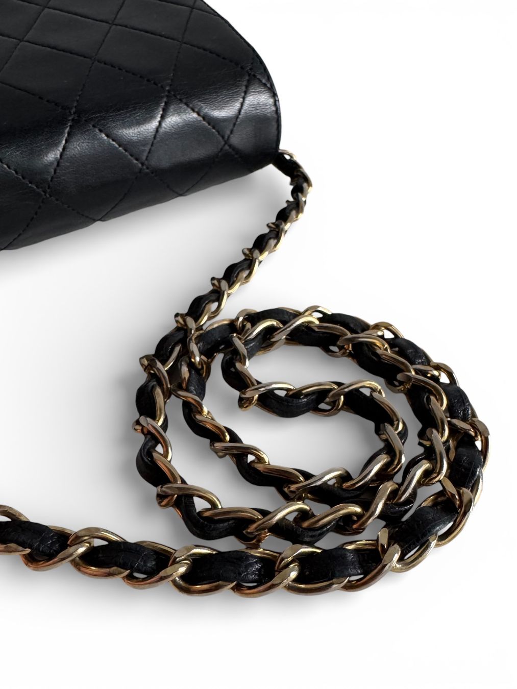 Chanel Borse da donna: CHANEL Lambskin Half Moon Double Flap Tasche – Usato da Kriens venduto da hannaandkiko 4