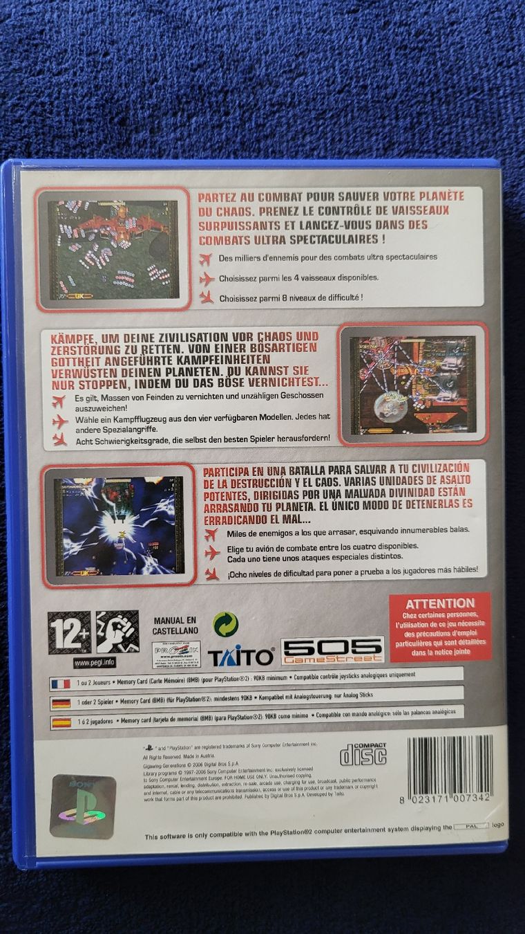 Spiele: Gigawing Generations / Playstation 2 Spiel kompl. – Gebraucht aus Biel/Bienne von Retrohr 2