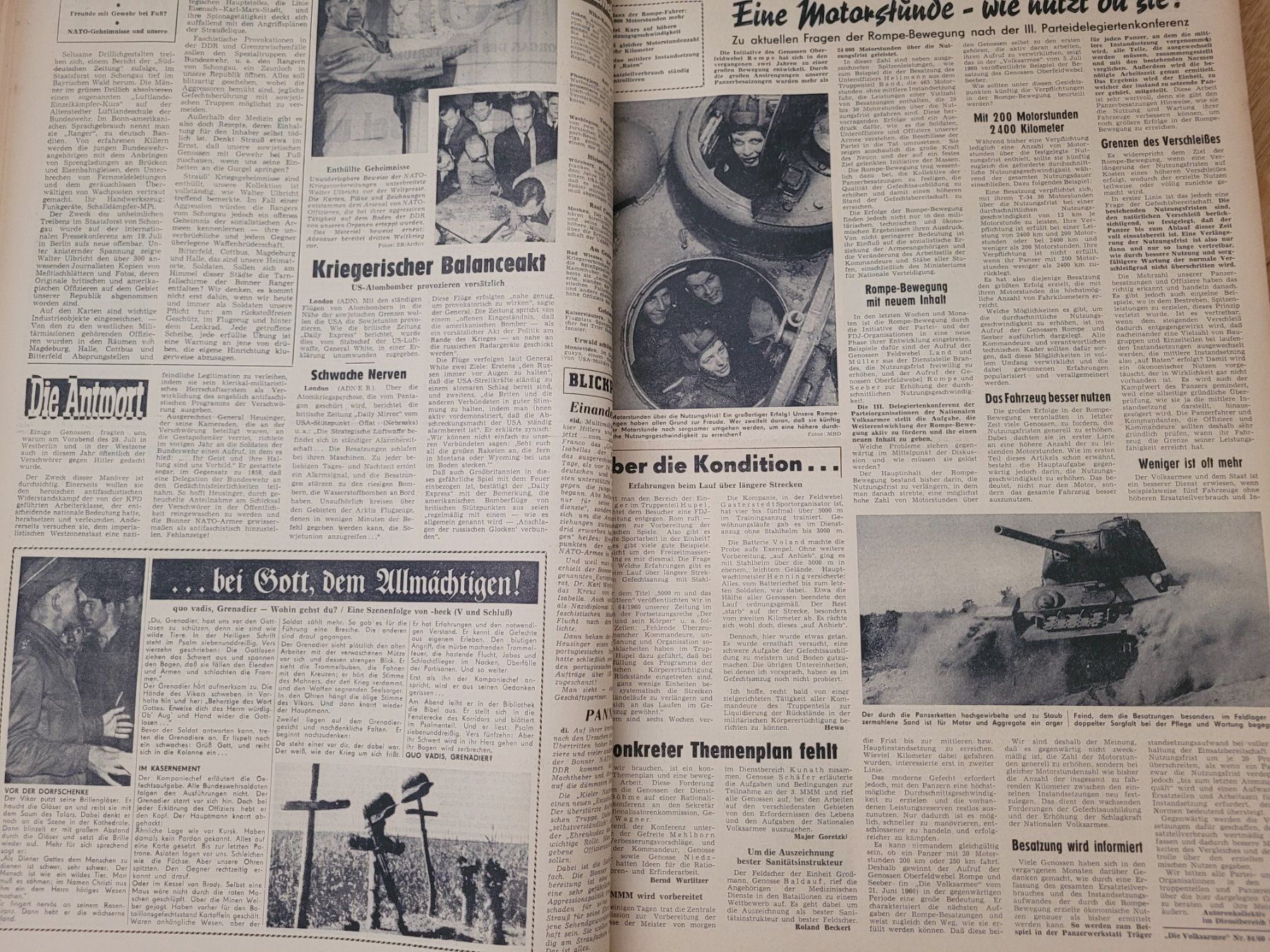 Armi bianche: NVA " Die Volksarmee 1960 " – Usato da Kriens venduto da KTP 2