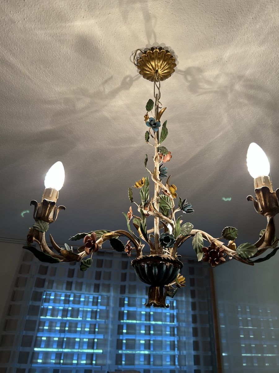 Lampadari & plafoniere: Deckenlampe Blumenranke Metall  – Usato da Winterthur venduto da Swiffer1291