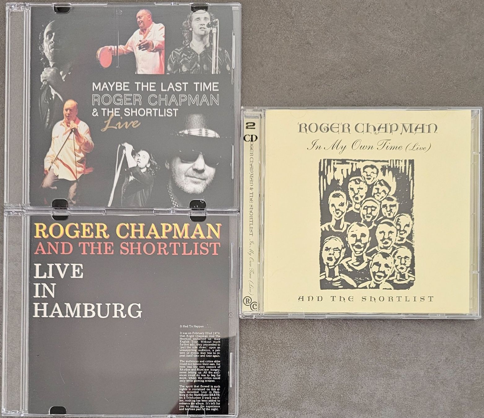CD: Roger Chapman CD's – Usato da Unterkulm venduto da Chaplyn2018
