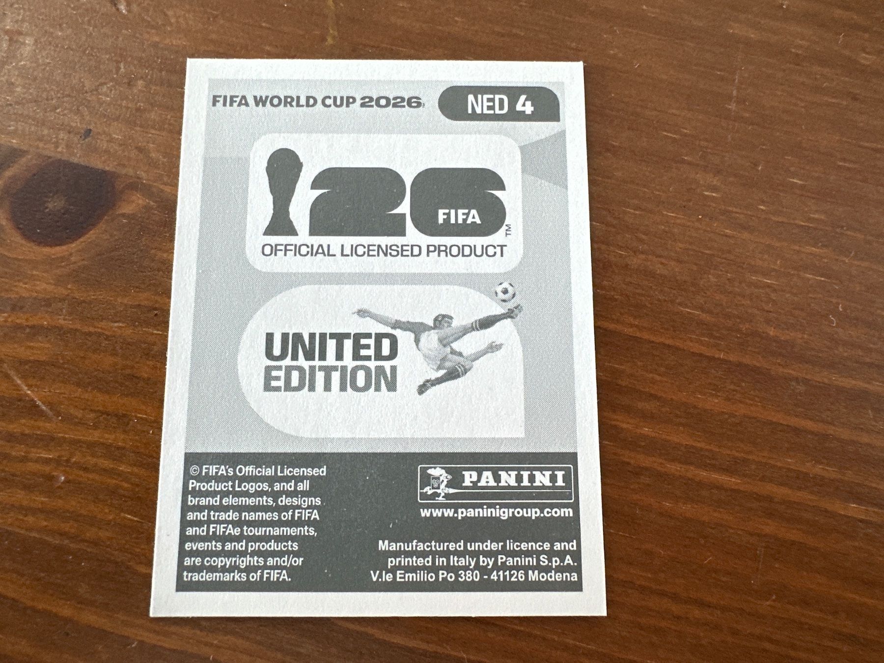 Panini Carte collezionabili: Panini NED 4 FIFA World Cup 2026 – Usato da Würenlos venduto da gtvlady_82 1