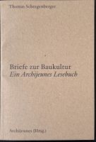 Briefe zur Baukultur – Thomas Schregenberger – TB – Top