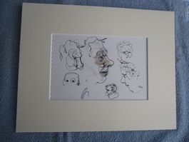 "Schizzi di Caffé" - Verkauf Sammlung Jürg Stamm - Zeichnung
