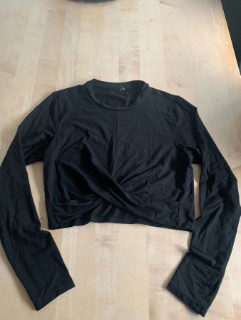 T-Shirt langarm schwarz Gr.L