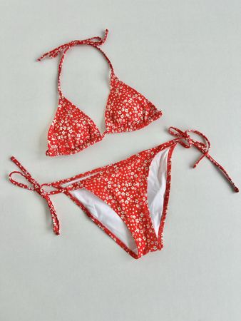 Bikini-Set in Rot von Twintip / Grösse S