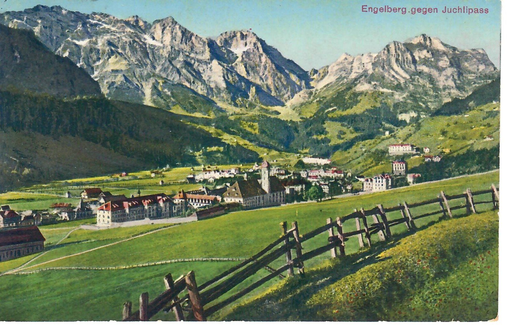 Cartoline postali: Engelberg gegen Juchlipass – Usato da Zweisimmen venduto da jakobsweg