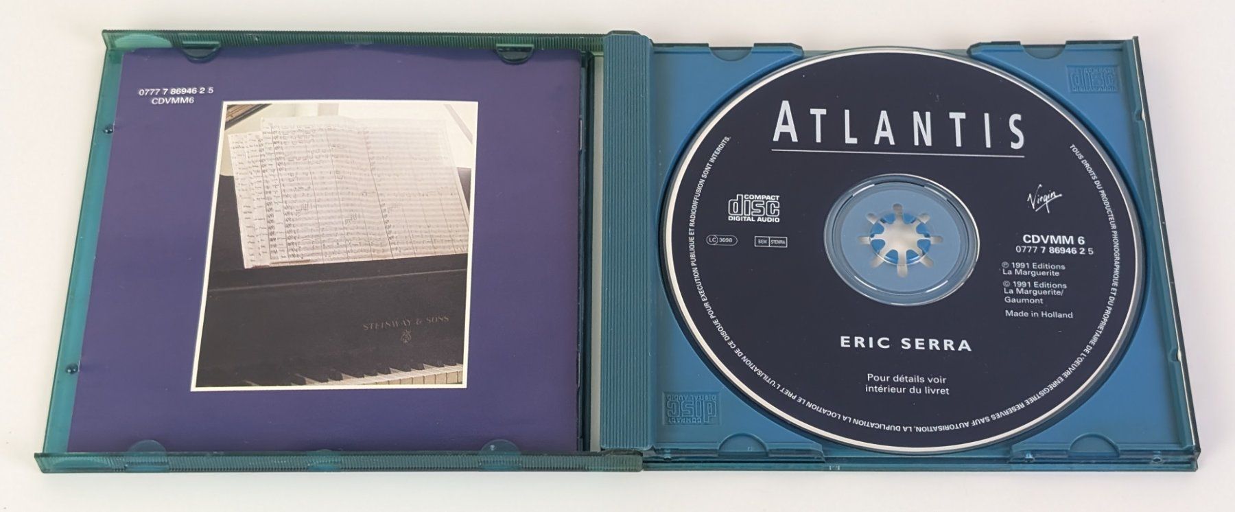 CD: Eric Serra - Atlantis (Soundtrack) CD - Top – Usato da Zürich venduto da 1.Simon 2