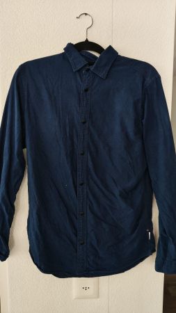Herren Hemd Jack&Jones, blau Grösse M Slim Fit guter Zustand